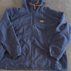 LL Bean Blue Hooded Jacket
